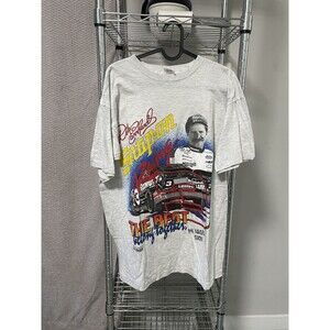 Vintage dale earnhardt Tshirt T Shirt Mens Size large nascar 21.5"x29.5" Snapon